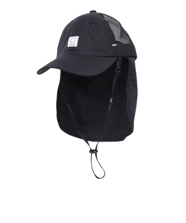 ラスティ（RUSTY）ジュニア 帽子 メッシュ キャップ UVカット 日焼け防止 カバー取り外し サイズ調整 963902BLK