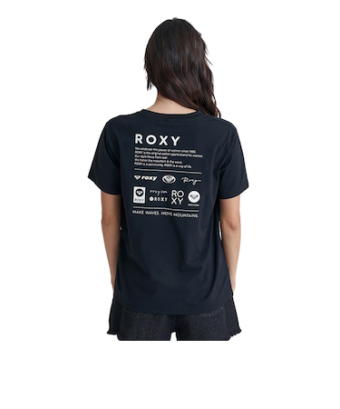 ロキシー（ROXY）ラッシュガード 半袖 Tシャツ HISTORIA DEL LOGO 24SURLY242018BBK