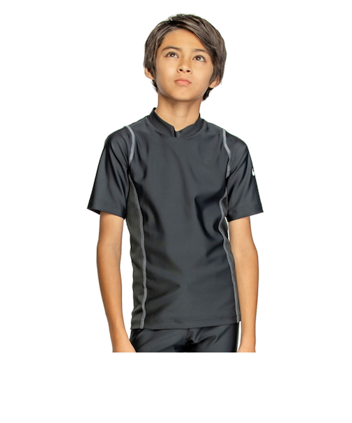 ナイキ（NIKE）ジュニア ラッシュガード 半袖 男の子 ハイドロガード 130~160cm 1991090-018