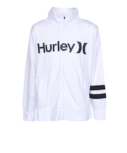 ハーレー（HURLEY）ジュニア ラッシュガード ボーイズ 長袖 ONE AND ONLY フルジップ ジャケット BRG2331002-WHT