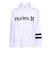 ハーレー（HURLEY）ジュニア ラッシュガード ボーイズ 長袖 ONE AND ONLY フルジップ ジャケット BRG2331002-WHT