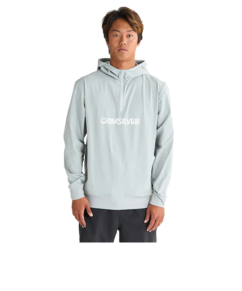 クイックシルバー（Quiksilver）ラッシュガード 長袖 BUBBLE HALF ZIP