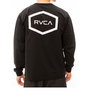 ルーカ（RVCA）ラッシュガード 長袖 HEX SURF LS BE041801 BLK