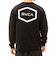 ルーカ（RVCA）ラッシュガード 長袖 HEX SURF LS BE041801 BLK