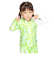 ナイキ（NIKE）トドラー ガールズ ジップ付きラッシュガード SS25 1991118-254