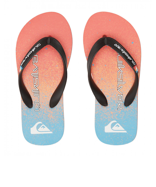 クイックシルバー（Quiksilver）ジュニア 子供用 ビーチサンダル MOLOKAI CORE YOUTH 24SP AQBL100596 XBBN