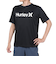 ハーレー（HURLEY）ラッシュガード 半袖 Tシャツ RASH ONE AND ONLY TEE MRG2310032-BLK 速乾 UVカット