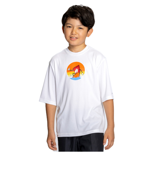 ナイキ(NIKE)ラッシュガード 半袖 シューズボックスグラフィック ハイドロガード NESSF829-N100