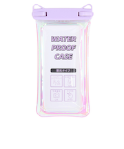 オウルテック(Owltech)スマホ 防水ケース 蓄光 6.7インチまで対応 IPX8取得 防水 防塵 OWL-WPCSP22-PU IPX8