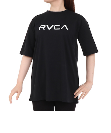 ルーカ（RVCA）ラッシュガード 半袖 RG ショートスリーブ Tシャツ BE04C855 BLK