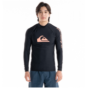 クイックシルバー（Quiksilver）ラッシュガード 長袖 UVカット UPF50+ 水陸両用 ALL TIME LR QLY231021 BLK2 ブラッ…