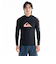 クイックシルバー（Quiksilver）ラッシュガード 長袖 UVカット UPF50+ 水陸両用 ALL TIME LR QLY231021 BLK2 ブラッ…