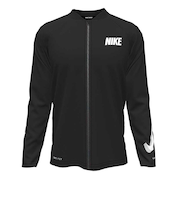 ナイキ（NIKE）ラッシュガード 子供 3Dスウッシュ長袖ジップハイドロガード NESSE829-N001 UVカット