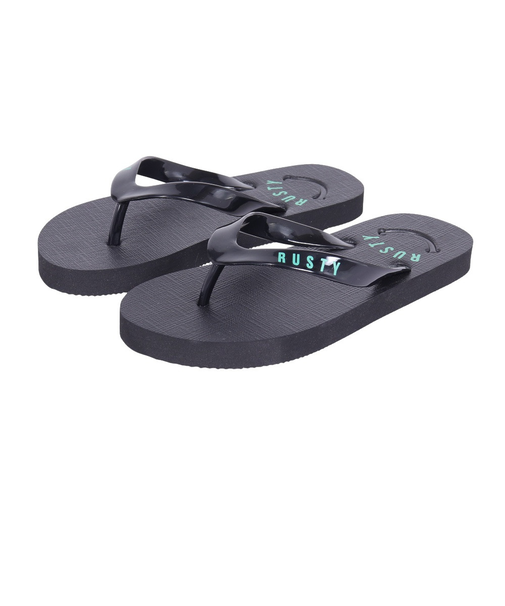 ラスティ（RUSTY）マリンシューズ ビーチサンダル スマイル 964940BLK