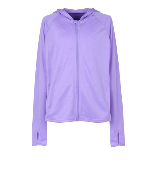 ニッキー キッズ（NIKKI KIDS）ジュニア ラッシュガード 長袖 無地 パーカー UVカット STAR OF LIFE 124930LAV