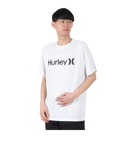 ハーレー（HURLEY）ファントム ラッシュガード ワンアンドオンリー 半袖 Tシャツ MSRG251006-WHT