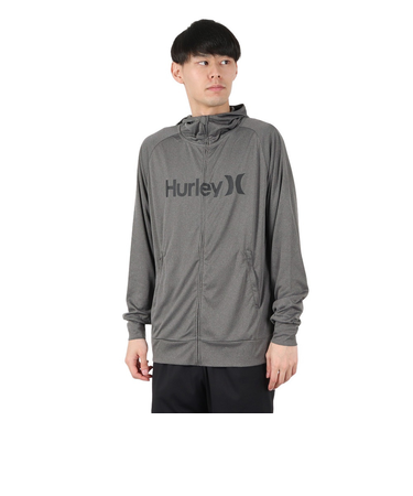 ハーレー（HURLEY）長袖 ファントム ラッシュガード ワンアンドオンリー フルジップ フーディー MSRG251010-CGHT