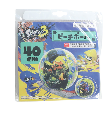 ドウシシャ（DOSHISHA）ビーチボール 40cm スプラトゥーン3 SPT-1055-YEL