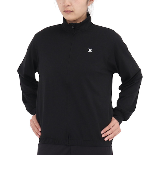 ハーレー（HURLEY）ラッシュガード 長袖 ファントム アイコン ジャケット WSRG251001-BLK