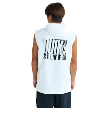 クイックシルバー（Quiksilver）ラッシュガード DROP BOX フード ノースリーブ 25SUQLY252003WHT
