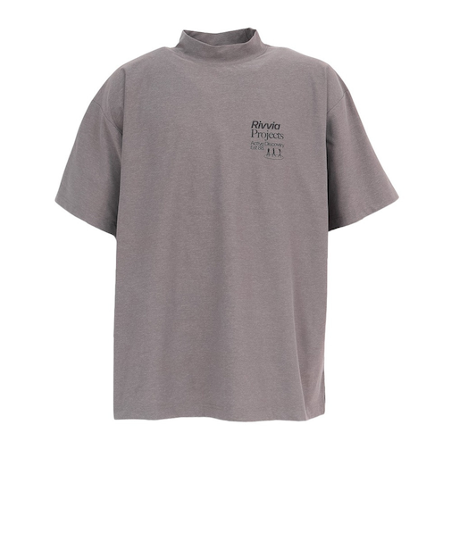 ラッシュガード 半袖Tシャツ モックネック RQ2-W07-GRG