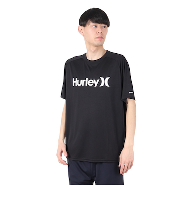 ハーレー（HURLEY）ファントム ラッシュガード ワンアンドオンリー 半袖 Tシャツ MSRG251006-BLK