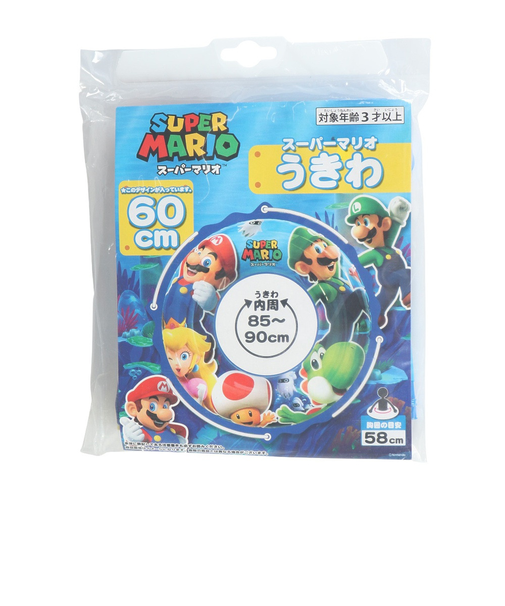 ドウシシャ（DOSHISHA）ジュニア うきわ 60cm スーパーマリオ MBS-1012A-BLE