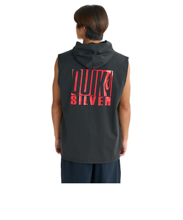 クイックシルバー（Quiksilver）ラッシュガード DROP BOX フード ノースリーブ 25SUQLY252003BLK