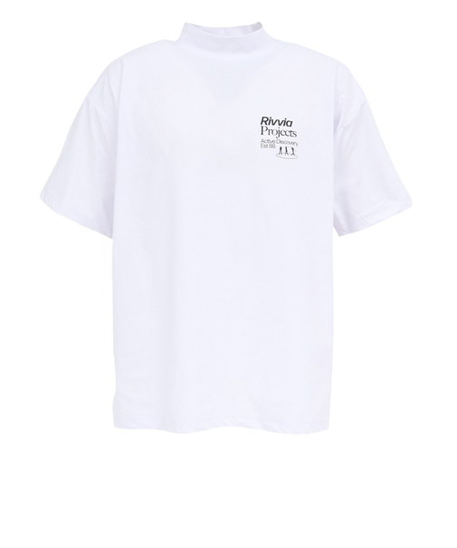 ラッシュガード 半袖Tシャツ モックネック RQ2-W07-WHT