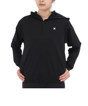 ハーレー（HURLEY）ラッシュガード 長袖 ファントム アイコン フルジップ ジャケット WSRG251002-BLK