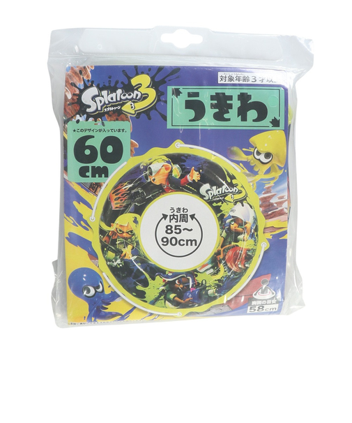 ドウシシャ（DOSHISHA）ジュニア うきわ 60cm スプラトゥーン3 SPT-1052-YEL