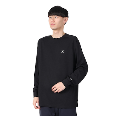 ハーレー（HURLEY）ファントム ボーン フロム ウォーター オーバーサイズ 長袖 Tシャツ MULS251026-BLK