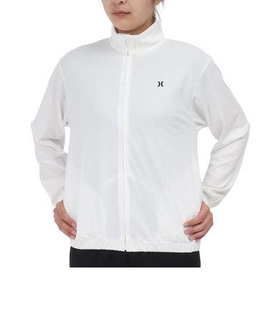 ハーレー（HURLEY）ラッシュガード 長袖 ファントム アイコン ジャケット WSRG251001-WHT