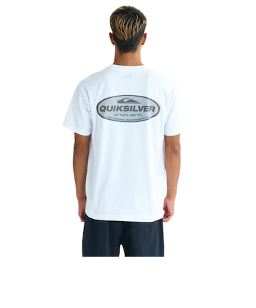 クイックシルバー(Quiksilver)ラッシュガード 半袖Tシャツ OFF COURSE 25SUQLY252012WHT
