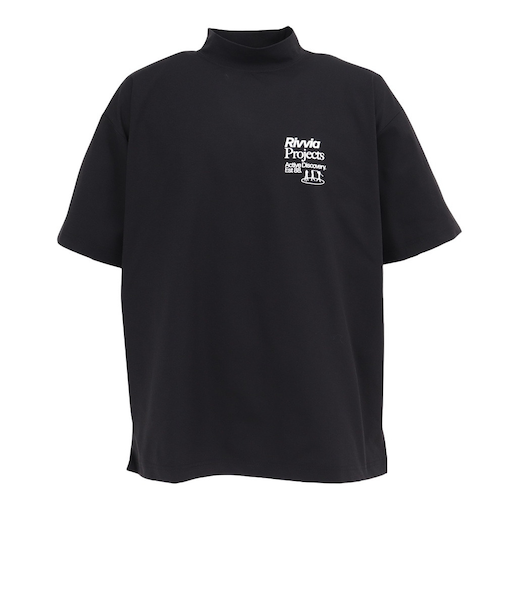 ラッシュガード 半袖Tシャツ モックネック RQ2-W07-BLK