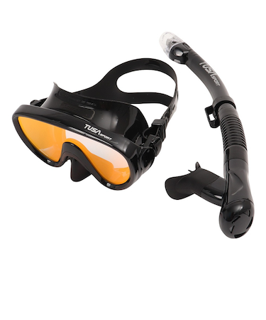 リーフツアラー(REEFTOURER)マスク スノーケル TUSA Sport PROシリーズ 2点セット 25UC0116M BKBKB