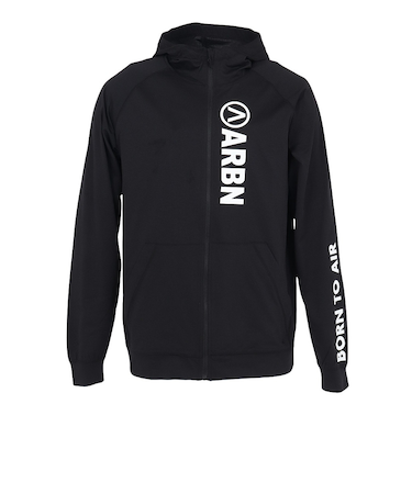 エアボーン（ARBN）ラッシュガード 長袖 フーディー 水陸両用 AB25SSM-APP901BLK