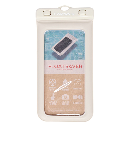 MSソリューションズ（MS Solutions）スマホ 防水ケース 操作可能 フロートセイバー4 6インチ 24 LNKGSM67 グレージュ