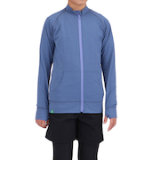 フットマーク(FOOTMARK)ジュニア スクール水着 ラッシュガード 長袖 パーカー 3100133-19 ネイビー