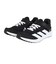 アディダス（adidas）ジュニア スポーツシューズ ベルクロ ベルト付き スニーカー ファイト EL K ブラック ホワイト NSZ68-JQ9517 シュ…