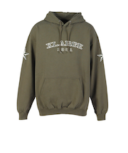 エクストララージ（XLARGE）1991 フーデッド スウェットシャツ 101254012017-OLIVE