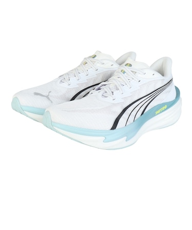 プーマ（PUMA）ランニングシューズ ジョギングシューズ ディヴィエイト ニトロ 4  ホワイト 31212309 スポーツ シューズ