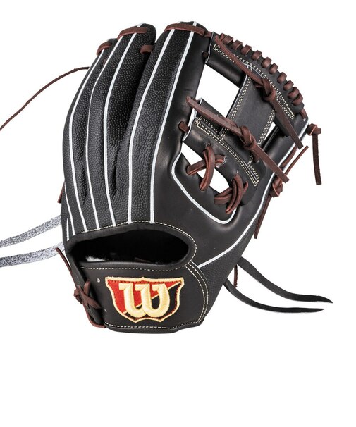 ウイルソン（Wilson）硬式用グラブ 内野手用 野球グローブ 一般 Staff DUAL 1975型 ブラックSS WBW104321