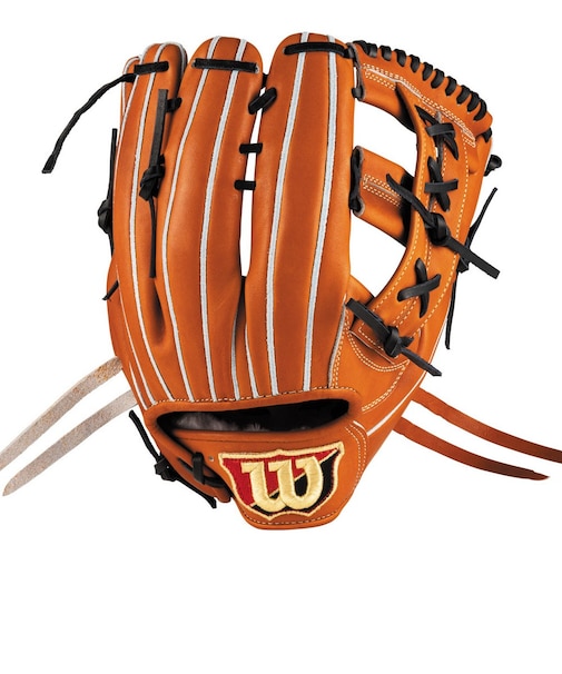 ウイルソン（Wilson）硬式用グラブ 内野・ユーティリティ用 野球グローブ 一般 Staff DUAL 1795型 Tオレンジ WBW102910
