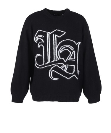 エクストララージ（XLARGE）OLD ENGLISH モヘア ニットセーター 01254015003-BLACK
