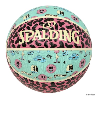 スポルディング（SPALDING）バスケットボール 5号球 イェイエ ストリート クリーム 5 85-474J
