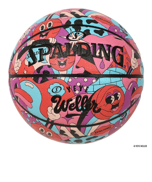 スポルディング（SPALDING）バスケットボール 7号球 イェイェ カラー ザ コート7 78-171J
