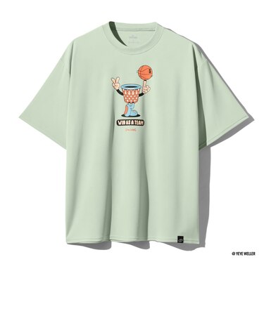 スポルディング（SPALDING）バスケットボールウェア Tシャツ イェイェ ウィン アズ ア チーム DM SMT26003YDM