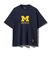 スポルディング（SPALDING）バスケットボールウェア 半袖Ｔシャツ MICHIGAN ゴーブルー ロゴ SMT26021MNV
