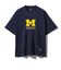 スポルディング（SPALDING）バスケットボールウェア 半袖Ｔシャツ MICHIGAN ゴーブルー ロゴ SMT26021MNV